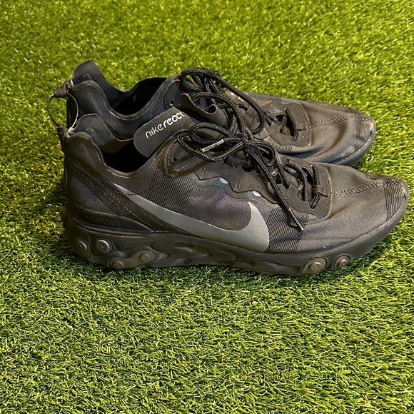Nike React Element 55 Triple Black